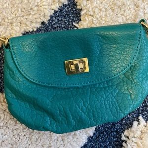 Cute teal Steve Madden crossbody bag